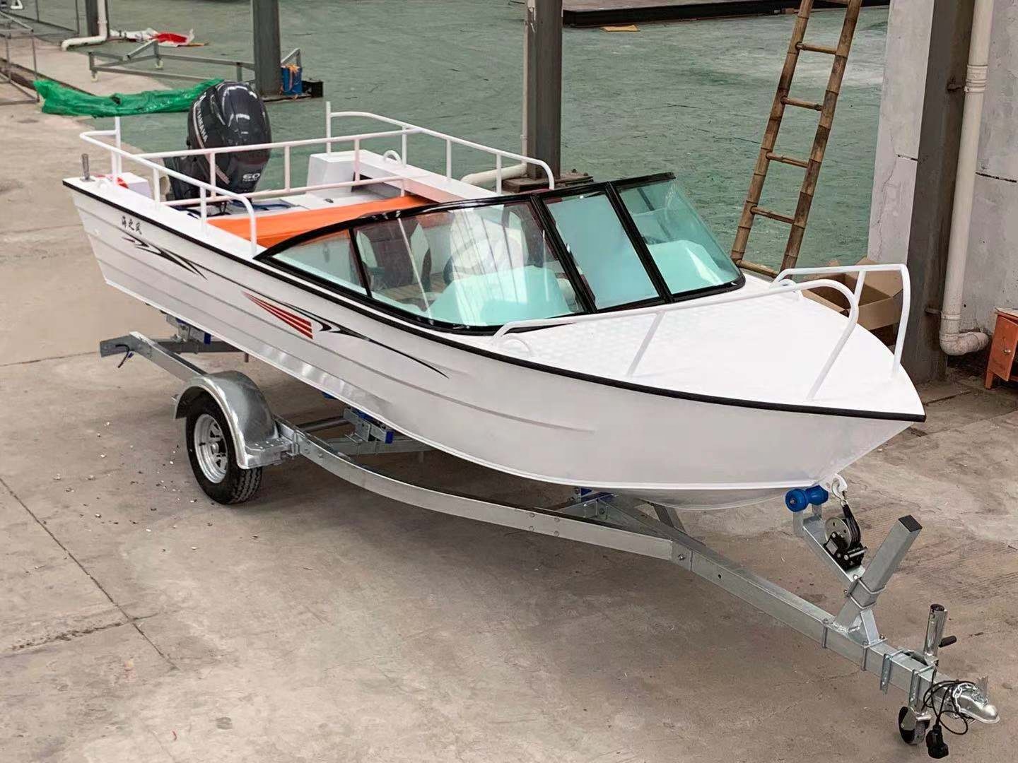 5,28 м длинная 8-местная рыбол – обзор и цена Fishing Boat Aluminum